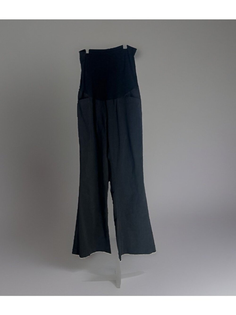 Motherhood Maternity Size Medium Super Stretch 10” Belly Pants Black Flair leg